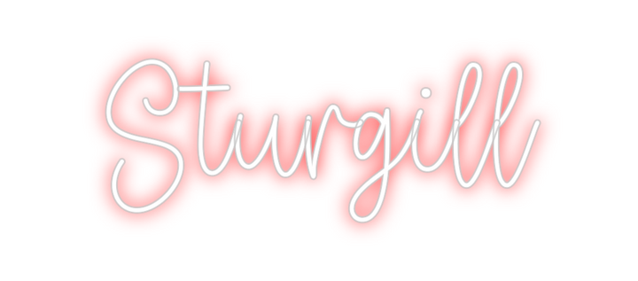 Create your Neon Sign Sturgill