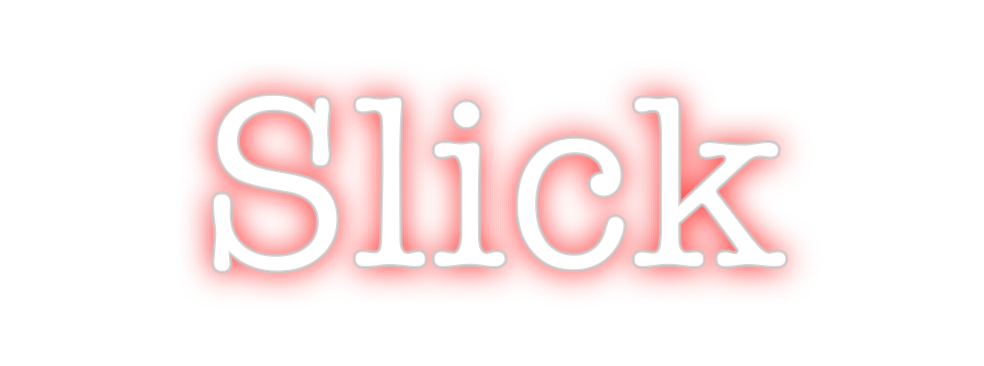 Create your Neon Sign Slick