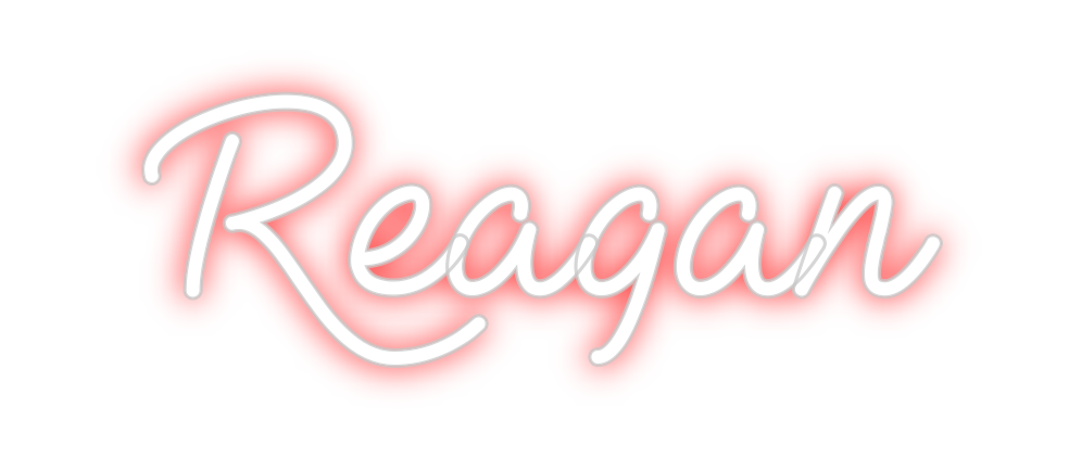 Create your Neon Sign Reagan