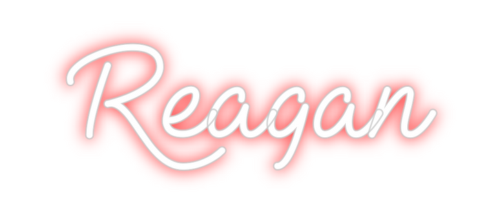 Create your Neon Sign Reagan