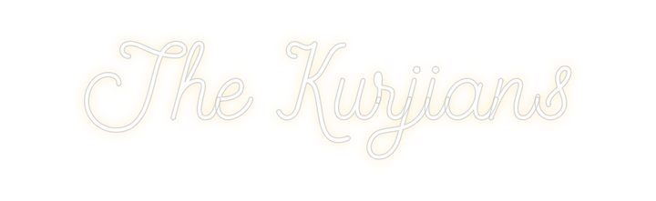 Create your Neon Sign The Kurjians