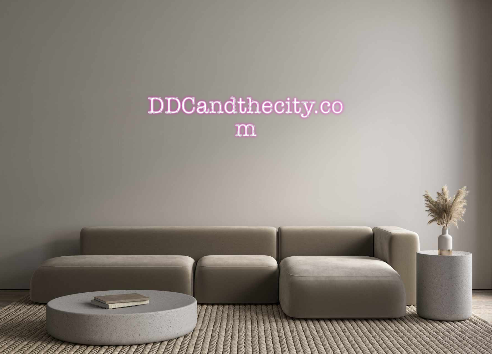 Create your Neon Sign DDCandthecity...