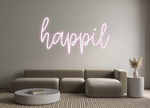 Create your Neon Sign  happil