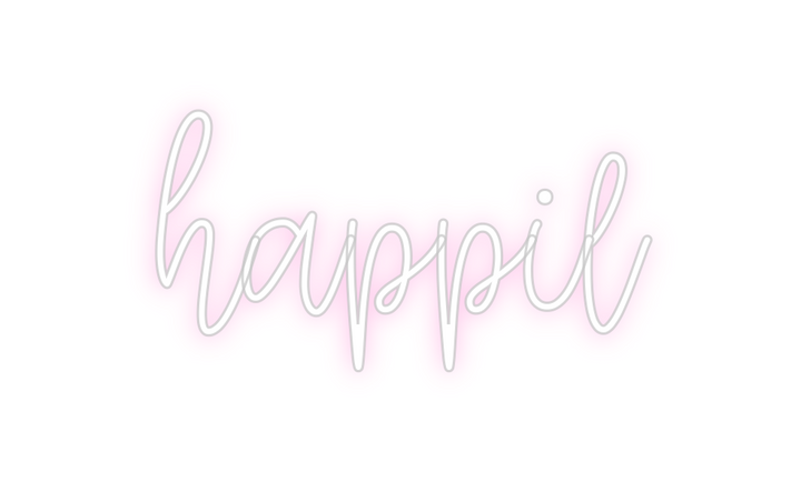 Create your Neon Sign  happil