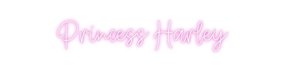 Create your Neon Sign Princess Harl...