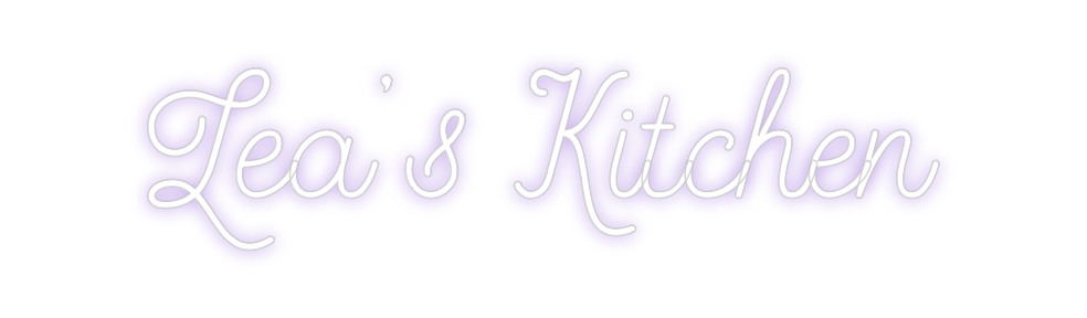 Create your Neon Sign Lea’s Kitchen