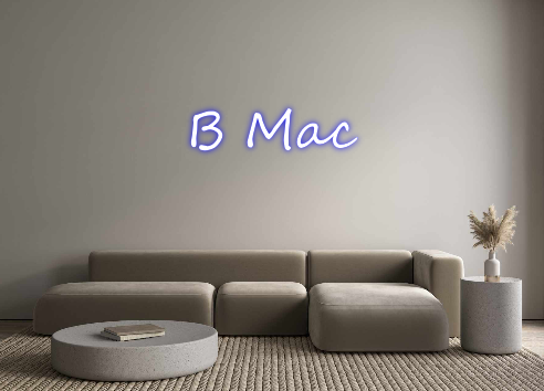 Create your Neon Sign B Mac