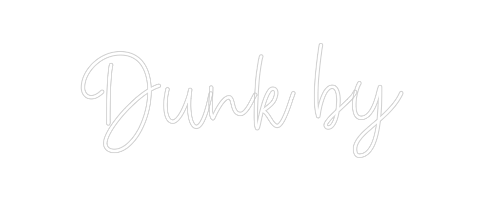 Create your Neon Sign Dunk by