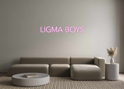 Create your Neon Sign Ligma Boys
