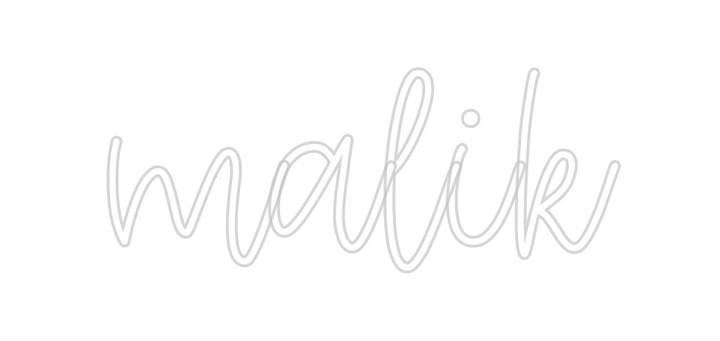 Create your Neon Sign malik
