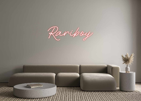 Create your Neon Sign Rariboy