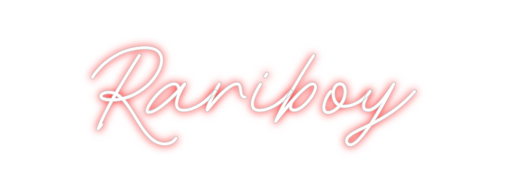 Create your Neon Sign Rariboy