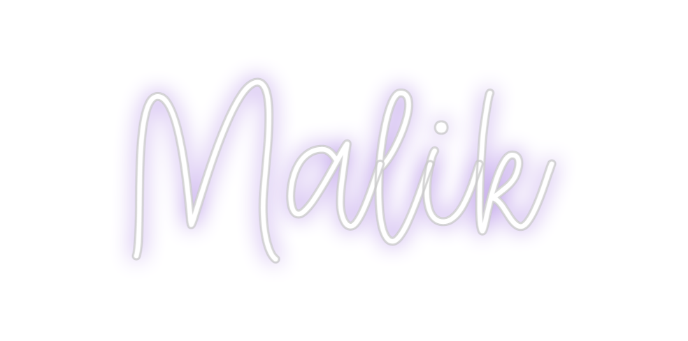 Create your Neon Sign Malik