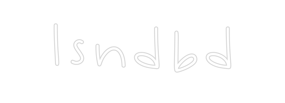 Create your Neon Sign lsndbd