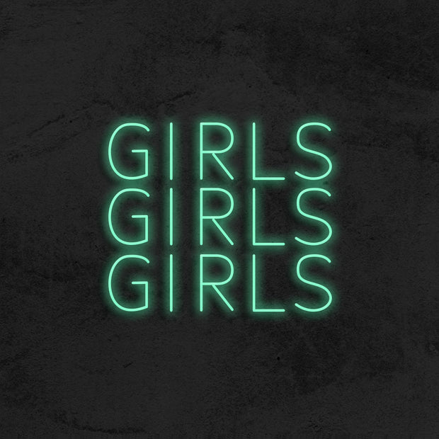 girls girls girls neon  sign LED home decor mk neon