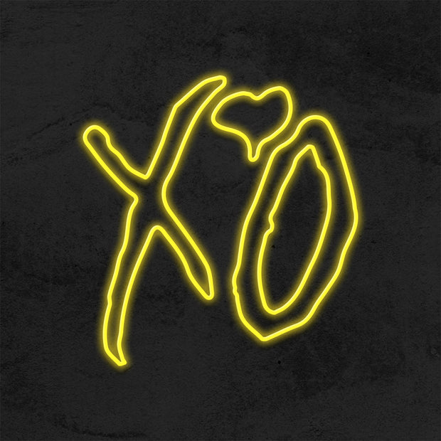 xo neon sign the weeknd led neon sign